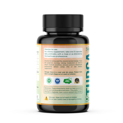 Ultimate Liver Support: TUDCA 750mg Powerful Blend with Milk Thistle, Ashwagandha, Dandelion and Ginseng - 60 Vegan Capsules